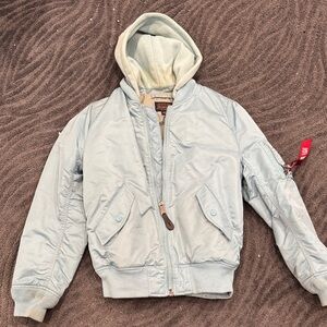 Alpha Industries Sky Blue Bomber Jacket